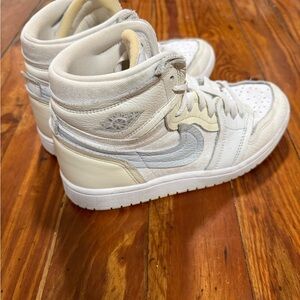 Nike Kids Cream and White Boots